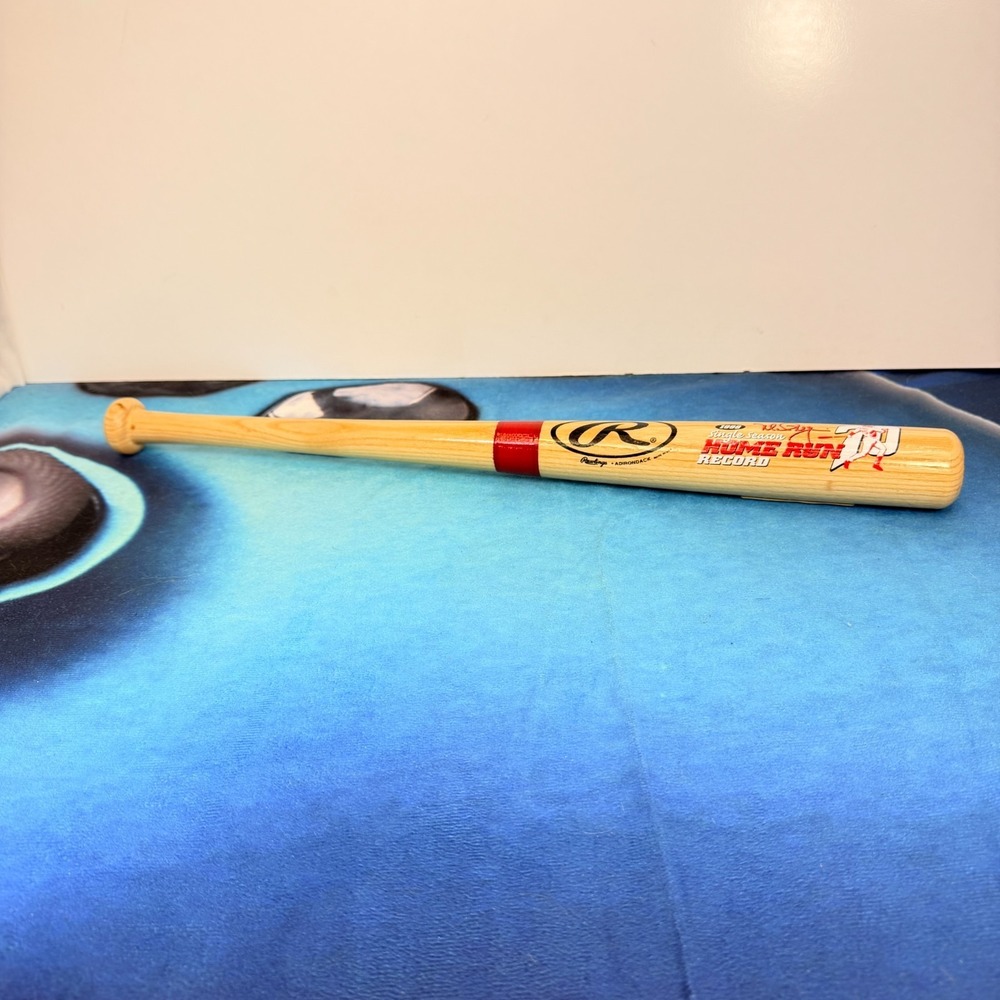 Mark McGwire 1998 70 Home Run Record Mini Bat Rawlings Adirondack Cardinals 17"